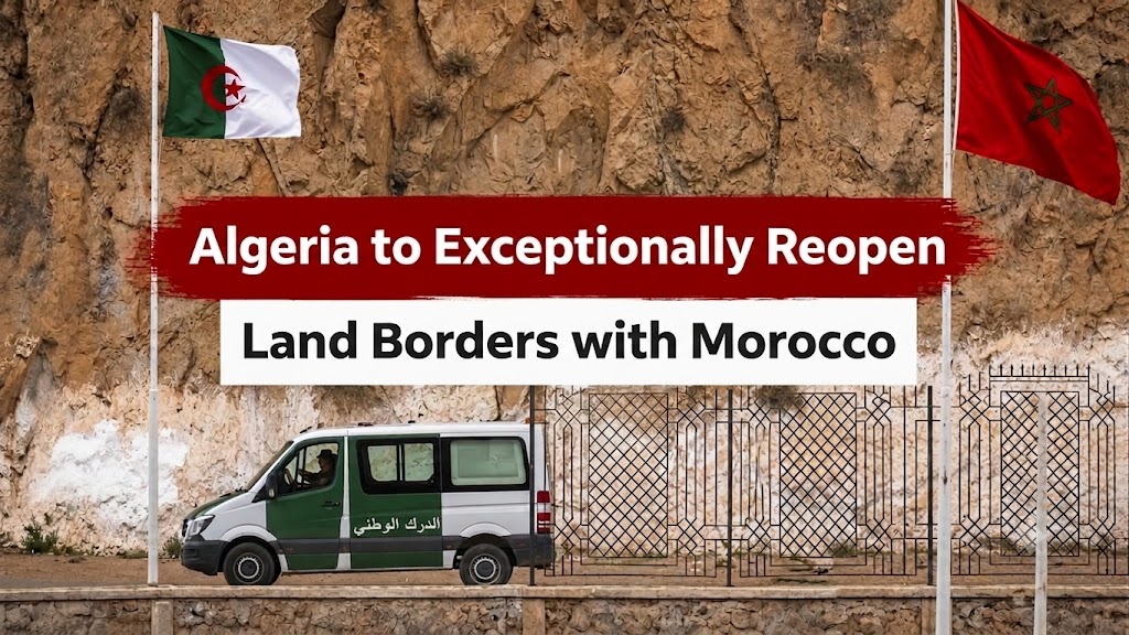 Algeria to Exceptionally Reopen Land Borders with Morocco