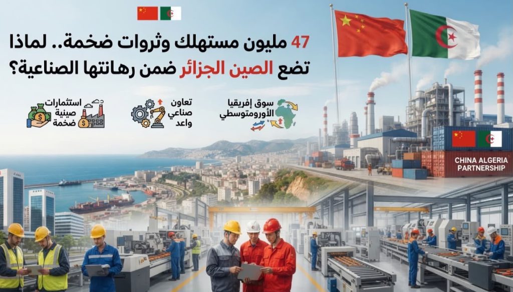 47 مليون مستهلك وثروات ضخمة.. لماذا تضع الصين الجزائر ضمن رهاناتها الصناعية؟