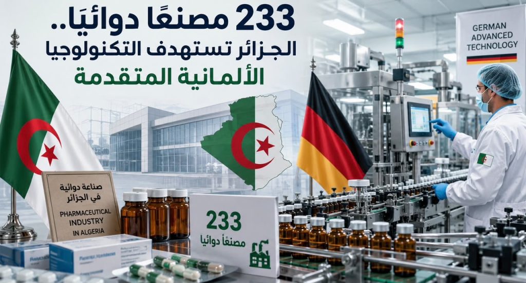233 مصنعًا دوائيًا.. الجزائر تستهدف التكنولوجيا الألمانية المتقدمة