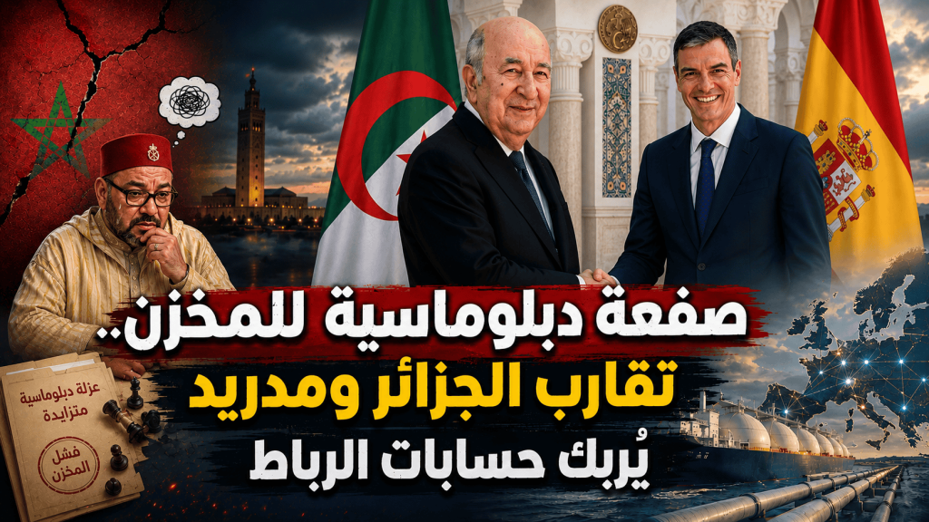 صفعة دبلوماسية للمخزن.. تقارب الجزائر ومدريد يُربك حسابات الرباط