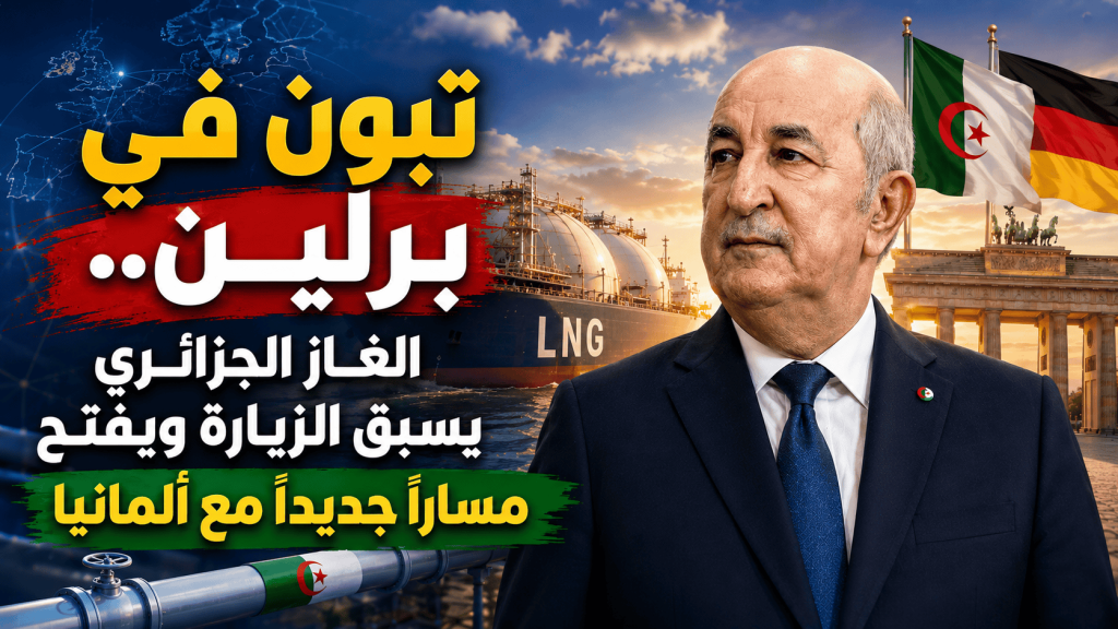 تبون في برلين.. الغاز الجزائري يسبق الزيارة ويفتح مسارًا جديدًا مع ألمانيا