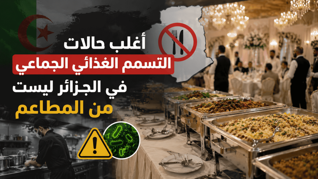 أغلب حالات التسمم الغذائي الجماعي في الجزائر ليست من المطاعم