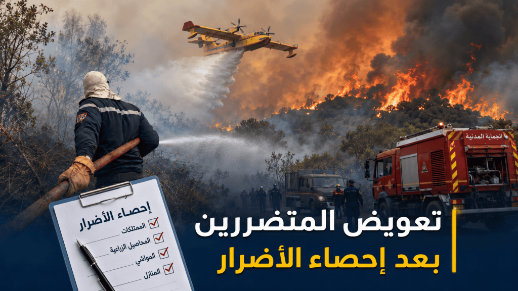 سعيود يكشف موعد تعويض المتضررين من حرائق الغابات