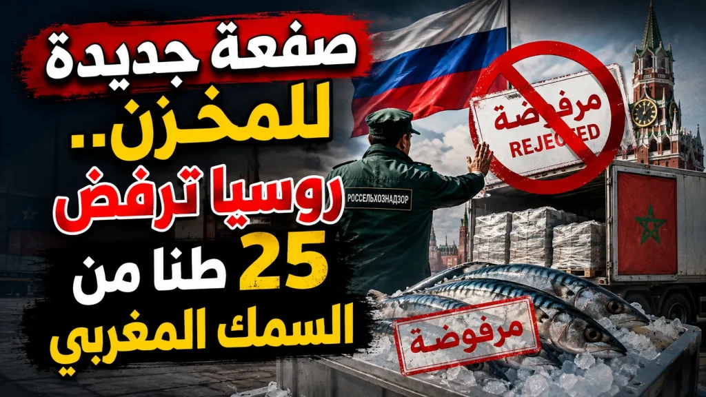 صفعة جديدة للمخزن.. روسيا ترفض 25 طنا من السمك المغربي