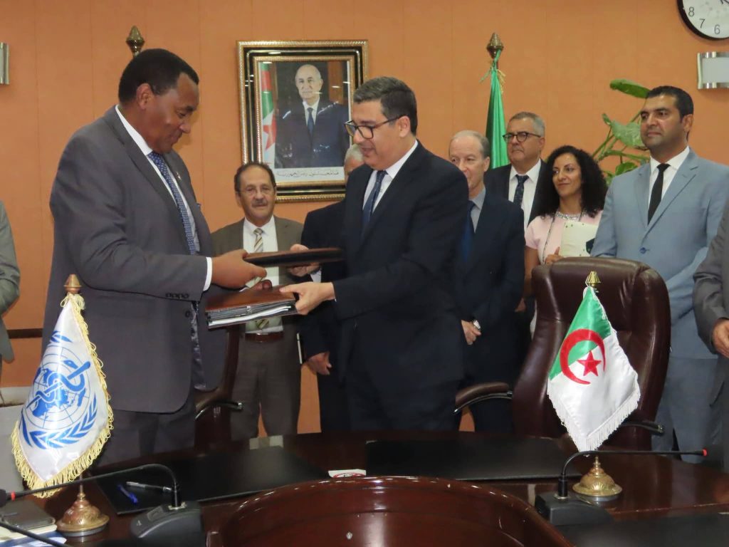 الجزائر ومنظمة الصحة العالمية توقعان برنامج تعاون جديد