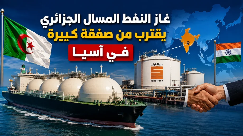 غاز النفط المسال الجزائري يقترب من صفقة كبيرة في آسيا