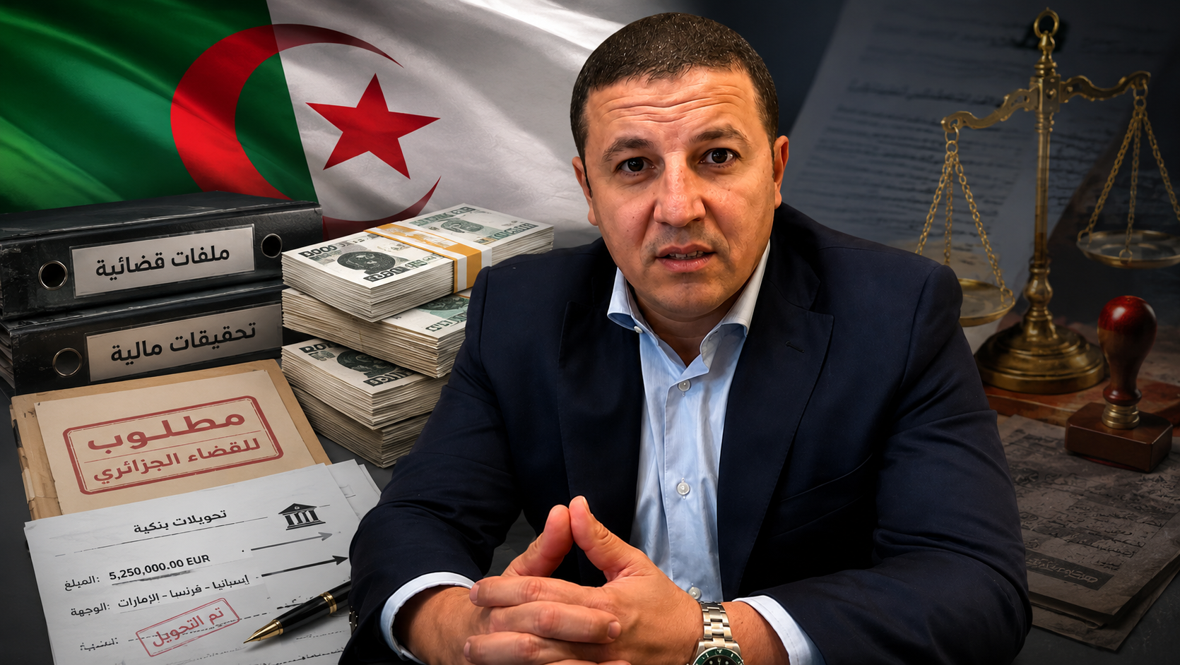 أموال “أيوب عيسيو ” المنهوبة من الجزائر تسيل لعاب اللوبي الصهيوني و سماسرة المخابرات المغربية ..ما القصة ؟
