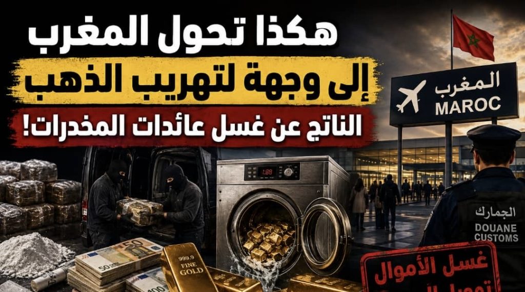 هكذا تحول المغرب إلى وجهة لتهريب الذهب الناتج عن غسل عائدات المخدرات!