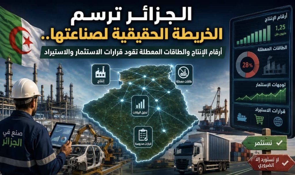 الجزائر ترسم الخريطة الحقيقية لصناعتها.. أرقام الإنتاج والطاقات المعطلة تقود قرارات الاستثمار والاستيراد