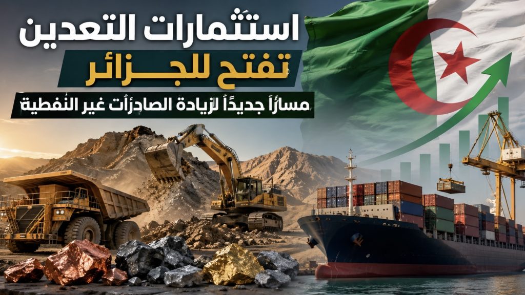 استثمارات التعدين تفتح للجزائر مسارًا جديدًا لزيادة الصادرات غير النفطية