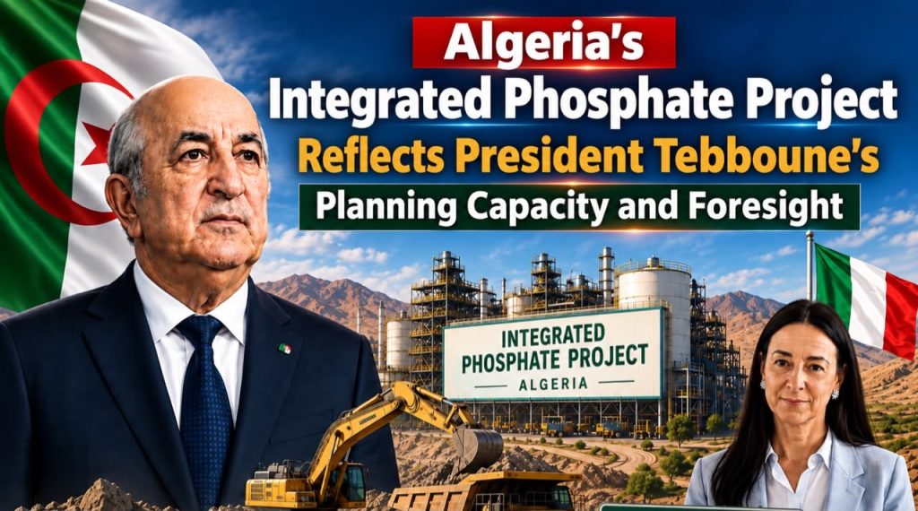 Algeria’s Integrated Phosphate Project Reflects President Tebboune’s Planning Capacity and Foresight