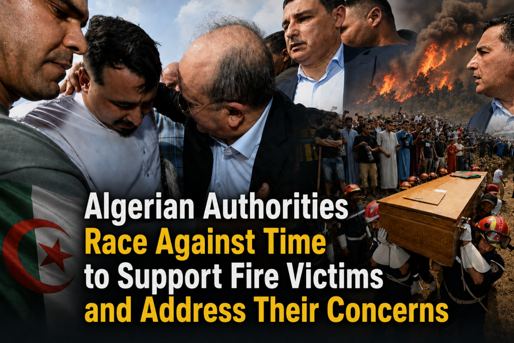 Algerian Authorities Race Against Time to Support Fire Victims and Address Their Concerns