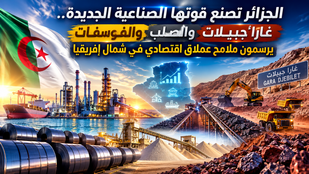 الجزائر تصنع قوتها الصناعية الجديدة.. غارا جبيلات والصلب والفوسفات يرسمون ملامح عملاق اقتصادي في شمال إفريقيا