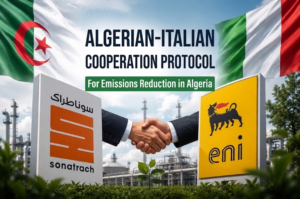 Sonatrach and Eni Sign New Memorandum to Reduce Emissions in Algeria’s Oil and Gas Sector