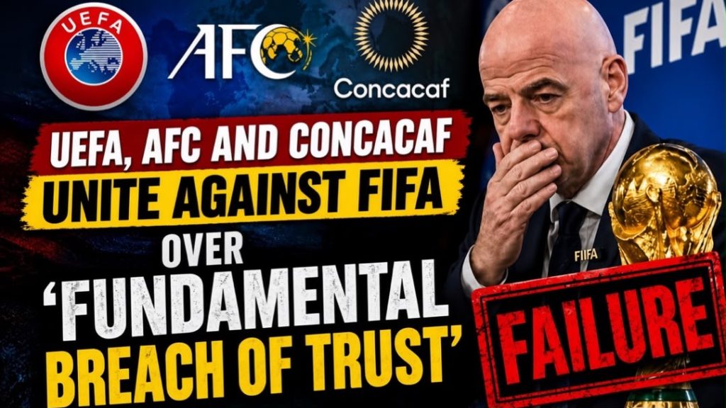 UEFA, AFC and CONCACAF Unite Against FIFA Over ‘Fundamental Breach of Trust’