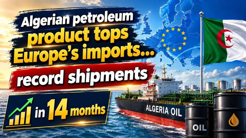 Algerian petroleum product tops Europe’s imports… record shipments in 14 months