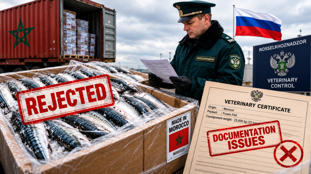 Morocco Faces Setback as Russia Rejects 25 Tons of Fish Over Documentation Issues