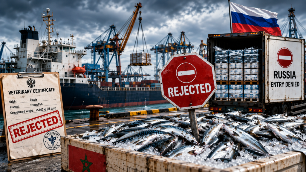 Morocco Faces Setback as Russia Rejects 25 Tons of Fish Over Documentation Issues
