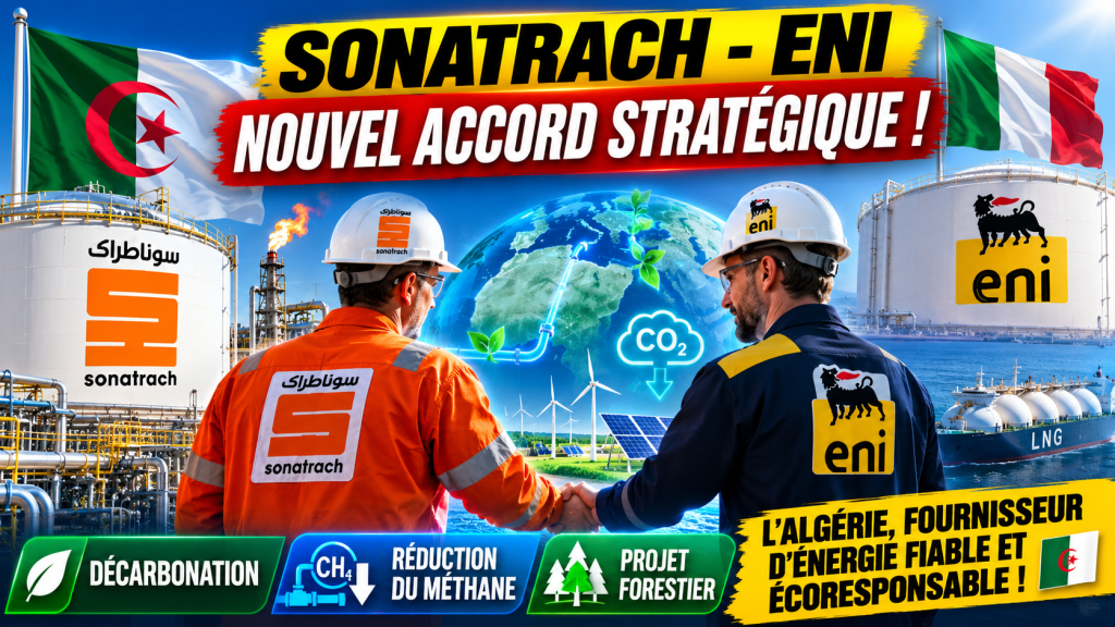 Sonatrach et Eni renforcent leur alliance : l’Algérie accélère sa transition énergétique