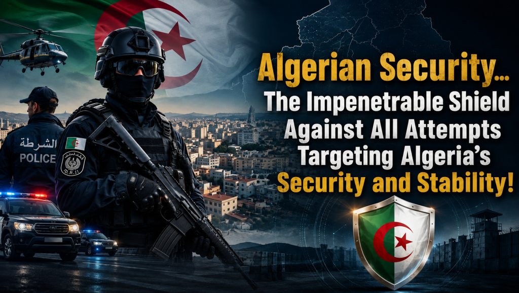 Algerian Security… The Impenetrable Shield Against All Attempts Targeting Algeria’s Security and Stability!