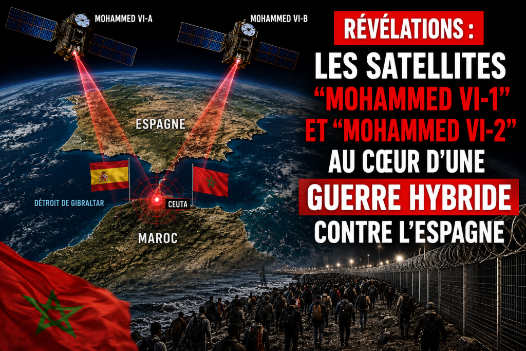 Les satellites « Mohammed VI-1 » et « Mohammed VI-2 » au cœur d&rsquo;une polémique en Espagne : des révélations sur une surveillance du détroit de Gibraltar