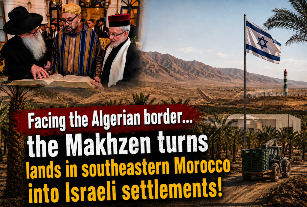 Facing the Algerian border… the Makhzen turns lands in southeastern Morocco into Israeli settlements!