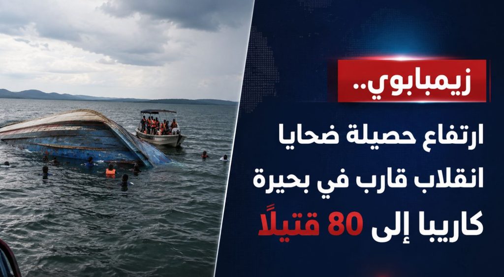 زيمبابوي.. ارتفاع حصيلة ضحايا انقلاب قارب في بحيرة كاريبا إلى 80 قتيلًا