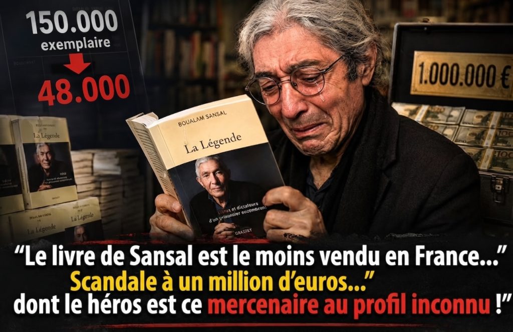 Le livre de Sansal, le moins vendu en France… Scandale d’escroquerie d’un million d’euros dont le héros est le mercenaire à l’identité inconnue !