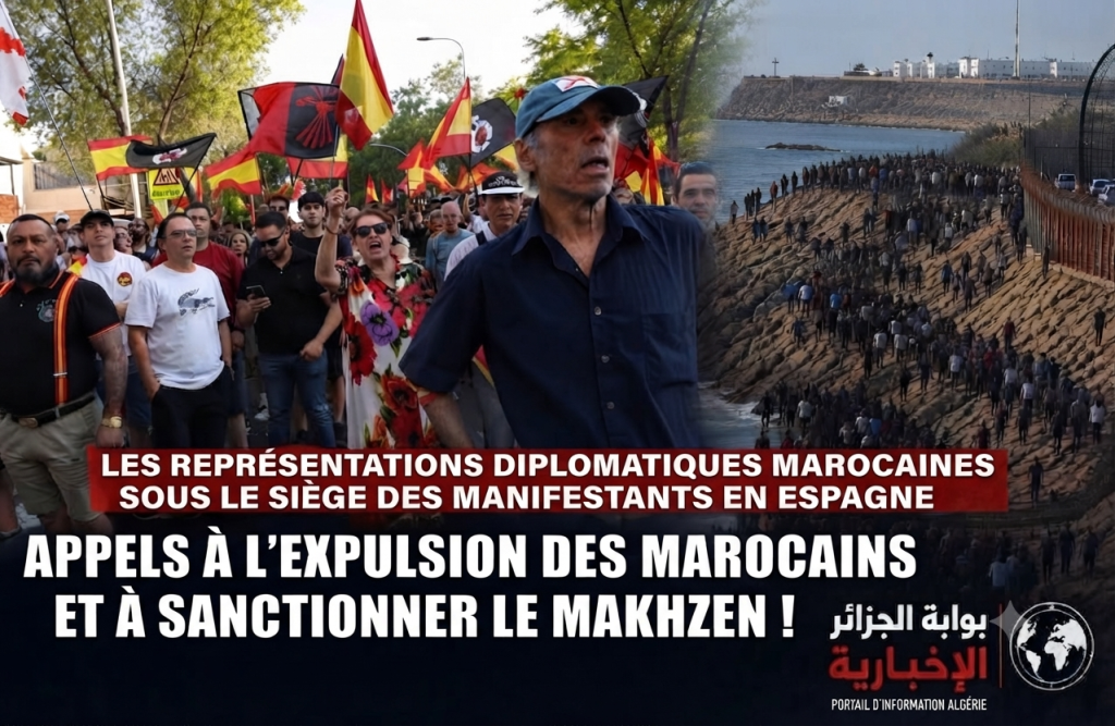 Les sièges diplomatiques marocains assiégés par des manifestants en Espagne : appels à l&rsquo;expulsion des Marocains et à sanctionner le Makhzen !
