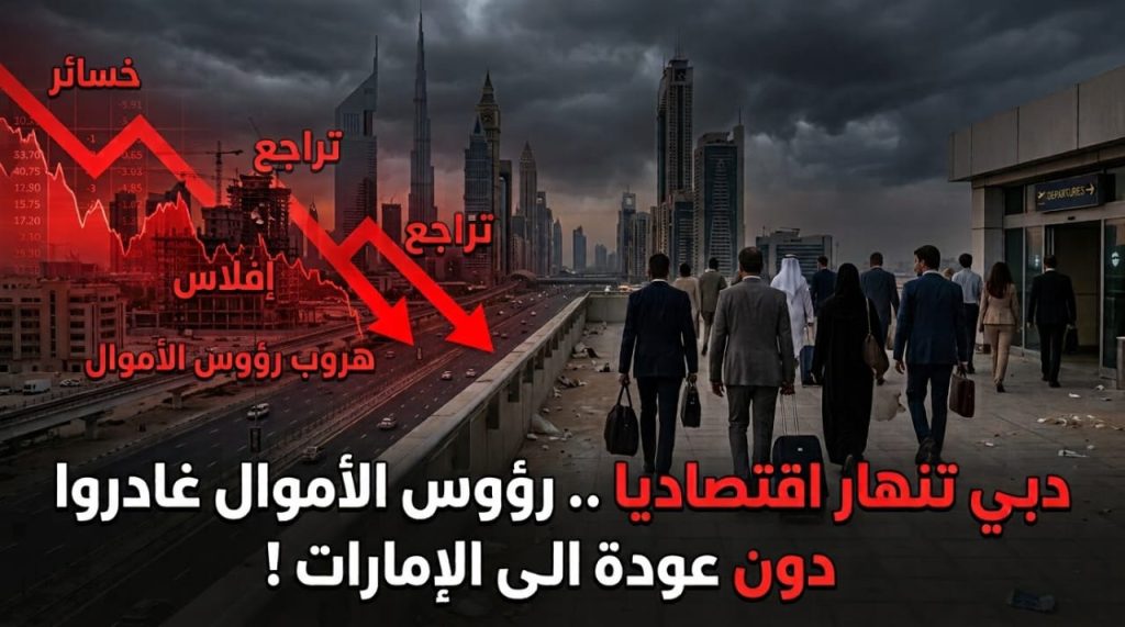 دبي تنهار إقتصاديا .. رؤوس الأموال غادروا دون عودة الى الإمارات !