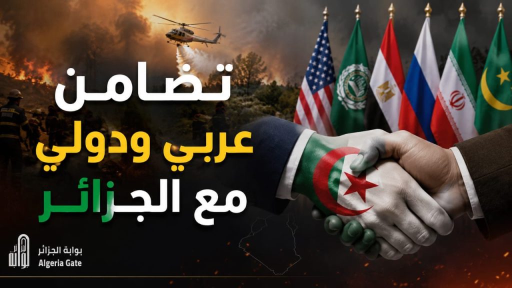 تضامن عربي ودولي مع الجزائر