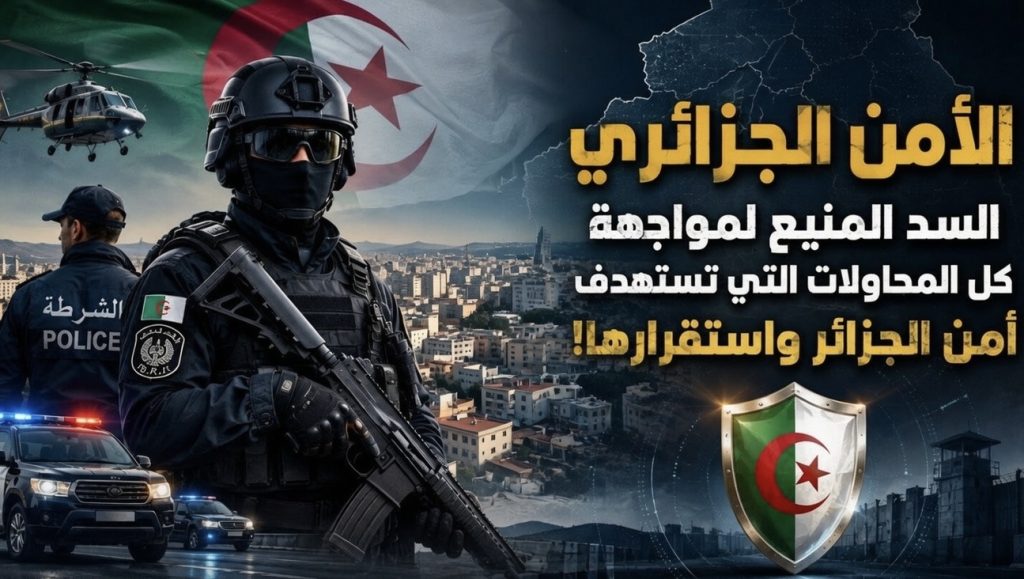 الأمن الجزائري.. السد المنيع لمواجهة كل المحاولات التي تستهدف أمن الجزائر واستقرارها!