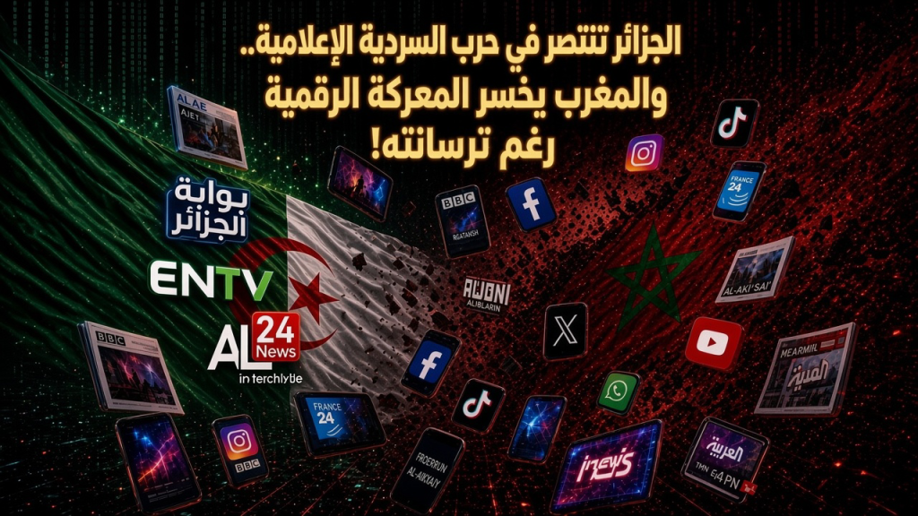 الجزائر تنتصر في حرب السردية الإعلامية.. والمغرب يخسر المعركة الرقمية رغم كتائبه الإلكترونية !