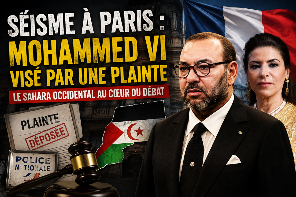 Séisme à Paris : Mohammed VI visé par une plainte en France