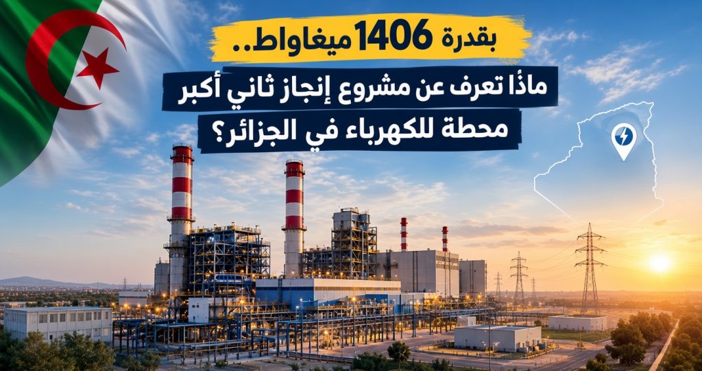 بقدرة 1406 ميغاواط.. ماذا نعرف عن مشروع إنجاز ثاني أكبر محطة للكهرباء في الجزائر؟