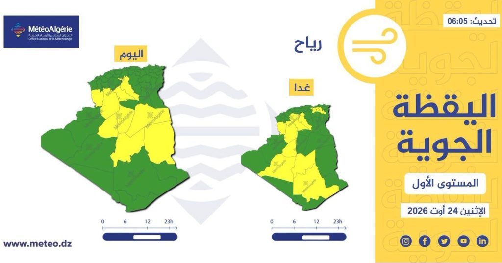 أمطار رعدية تجتاح عدة ولايات جزائرية