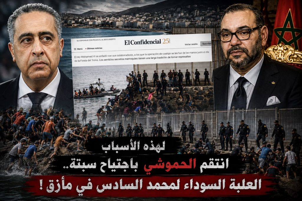 لهذه الأسباب انتقم الحموشي باجتياح سبتة.. العلبة السوداء لمحمد السادس في مأزق!