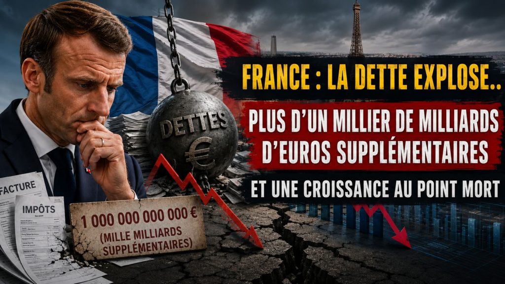 France : la dette explose, plus d’un millier de milliards d’euros supplémentaires depuis 2017