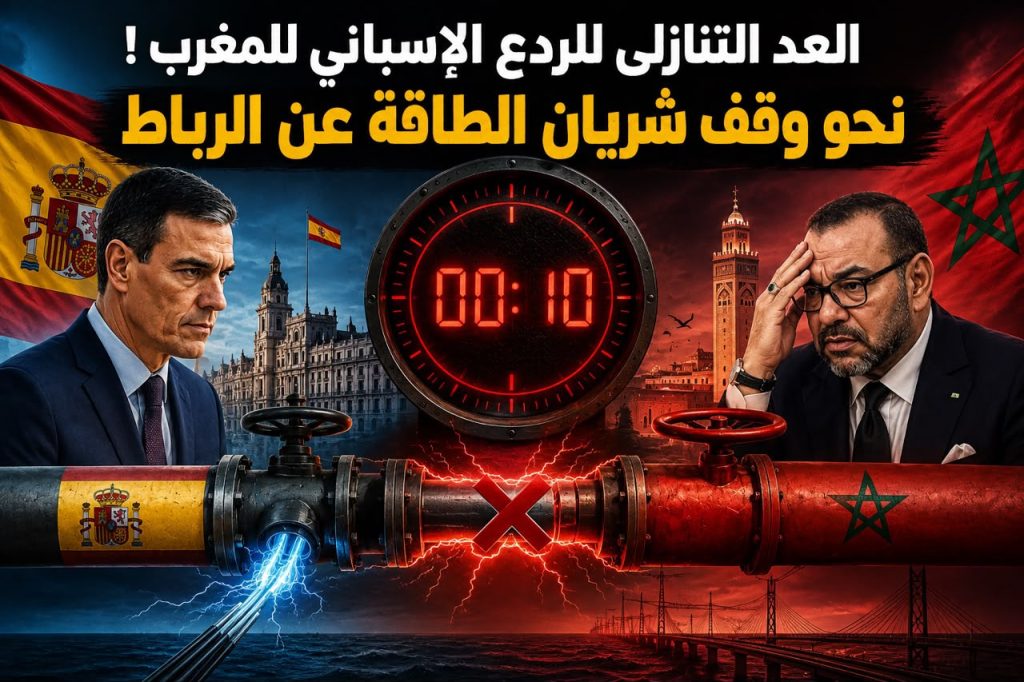 العد التنازلي للردع الإسباني للمغرب !. نحو وقف شريان الطاقة عن الرباط