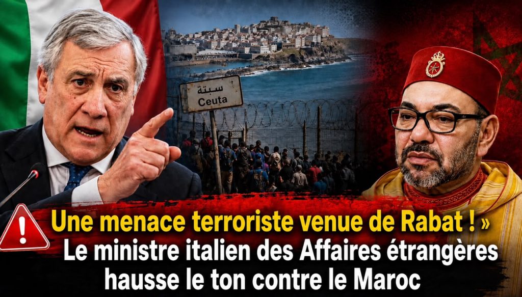 « Une menace terroriste venue de Rabat ! » Le ministre italien des Affaires étrangères hausse le ton contre le Maroc