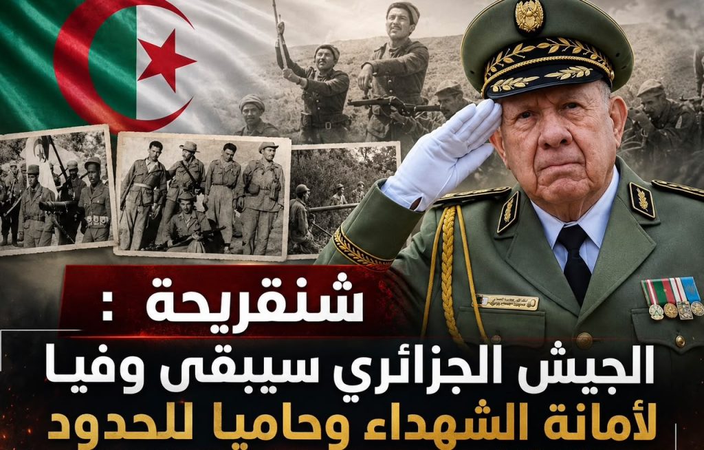 الجيش الجزائري سيبقى وفيا لأمانة الشهداء وحاميا للحدود