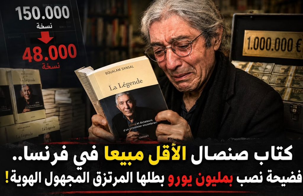 كتاب صنصال الأقل مبيعا في فرنسا.. فضيحة نصب بمليون يورو بطلها المرتزق المجهول الهوية!