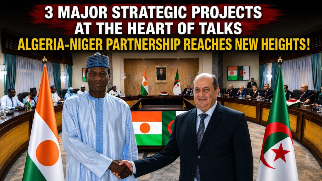 Three major strategic projects at the heart of high-level Algerian-Nigerien discussions