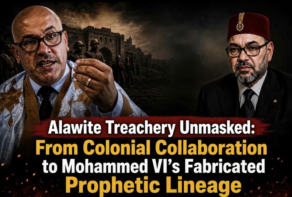 Alawite Treachery Unmasked: From Colonial Collaboration to Mohammed VI’s Fabricated Prophetic Lineage