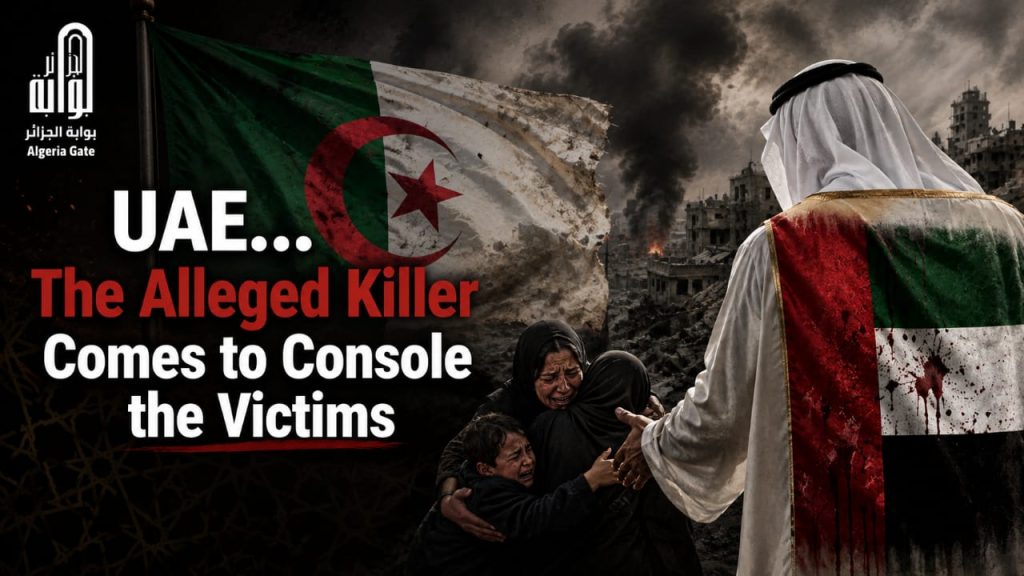 UAE… The Alleged Killer Comes to Console the Victims