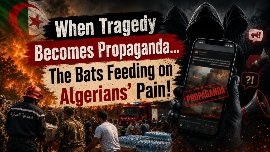 When Tragedy Becomes Propaganda… The Bats Feeding on Algerians’ Pain!