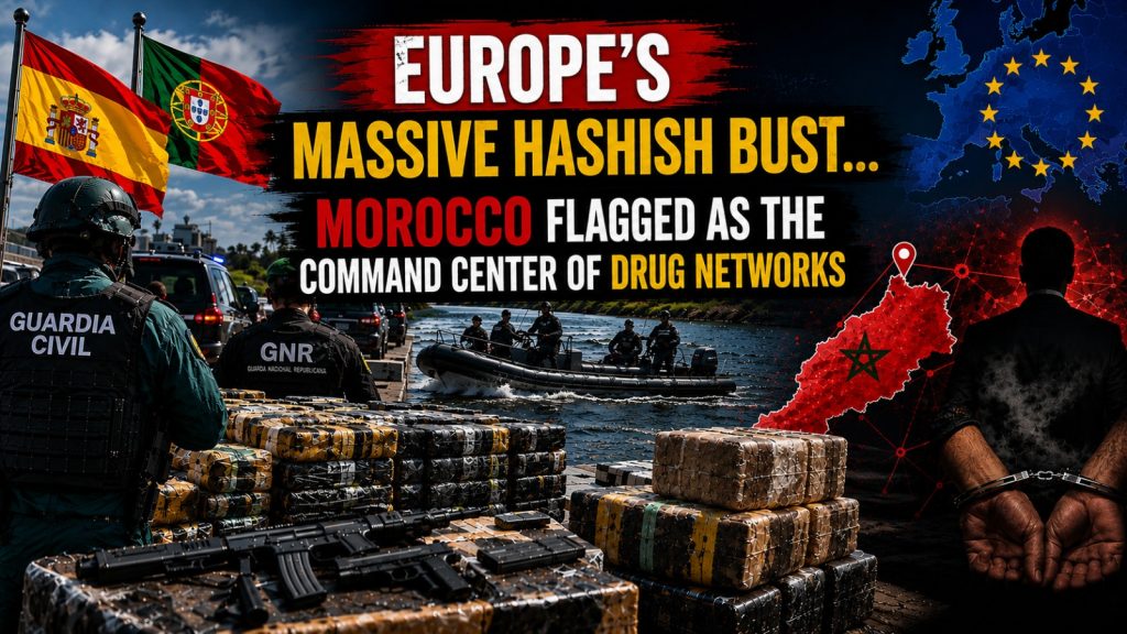 Europe’s Massive Hashish Bust… Morocco Flagged as the Command Center of Drug Networks