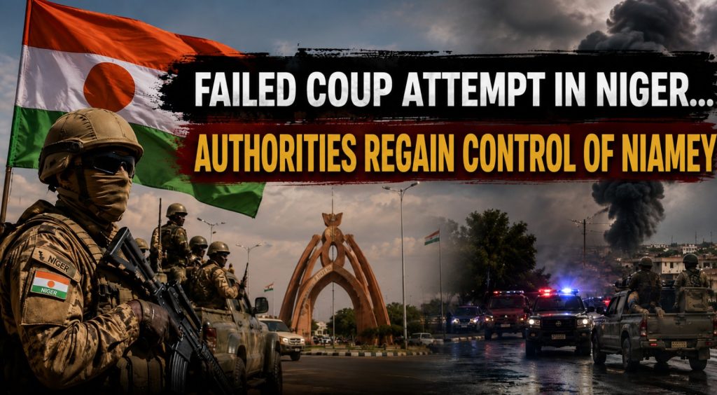 Failed coup attempt in Niger… Authorities regain control of Niamey