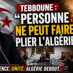Tebboune : « Personne ne peut faire plier l’Algérie »
