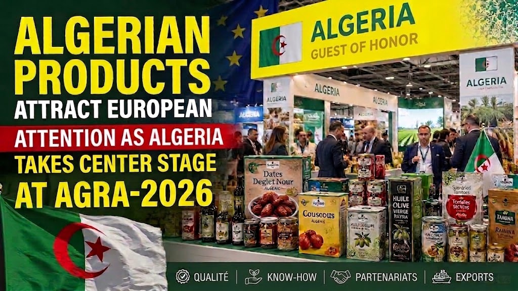 Algerian Products Attract European Attention as Algeria Takes Center Stage at Agra-2026